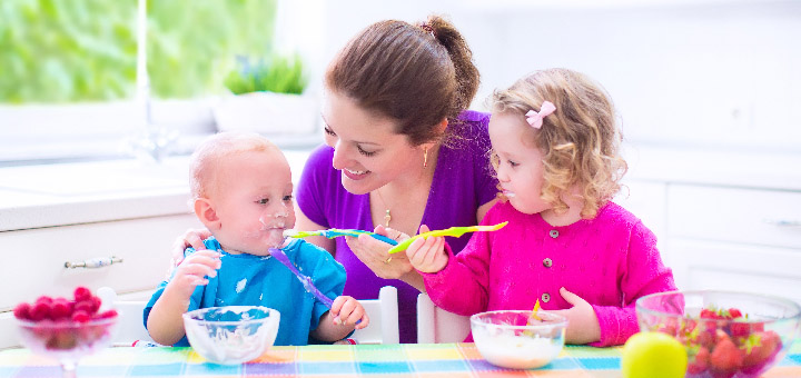 Ką valgyti vaikui